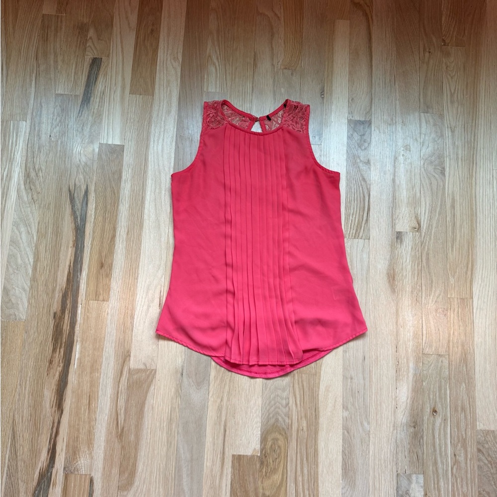 Coral Sleeveless Tank Top